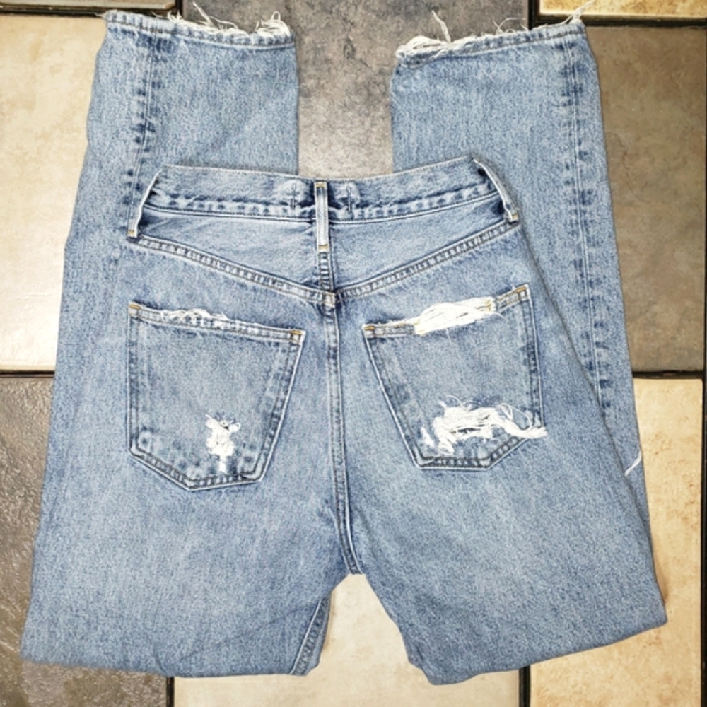 Agolde 90s Mid Rise Loose Fit Jeans In Isolate - Picture 7 of 15